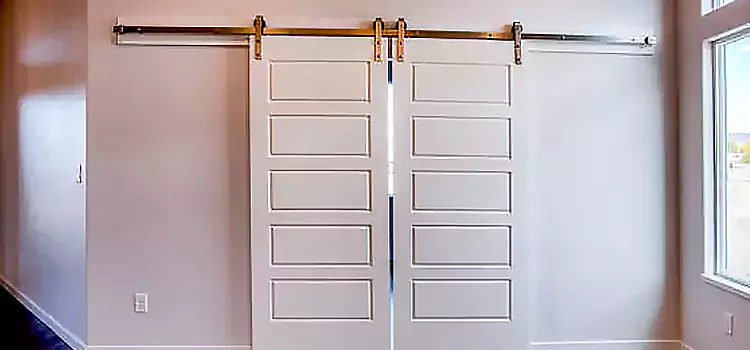 Glass Barn Door with Installation Hardware Kit Summit
