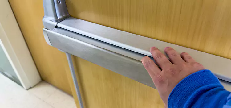 Installing a Push Bar on a Door Summit